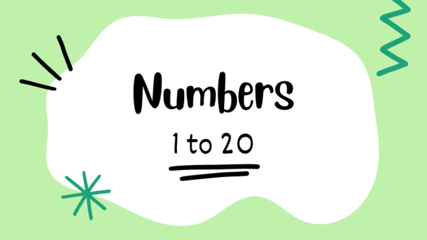 numbers english