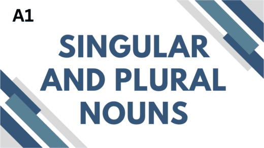 Singular and plural Nouns