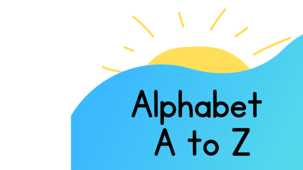 English Alphabet English With Farah