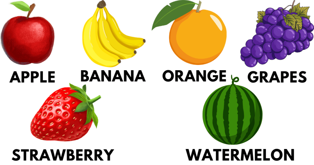 fruit vocabulary