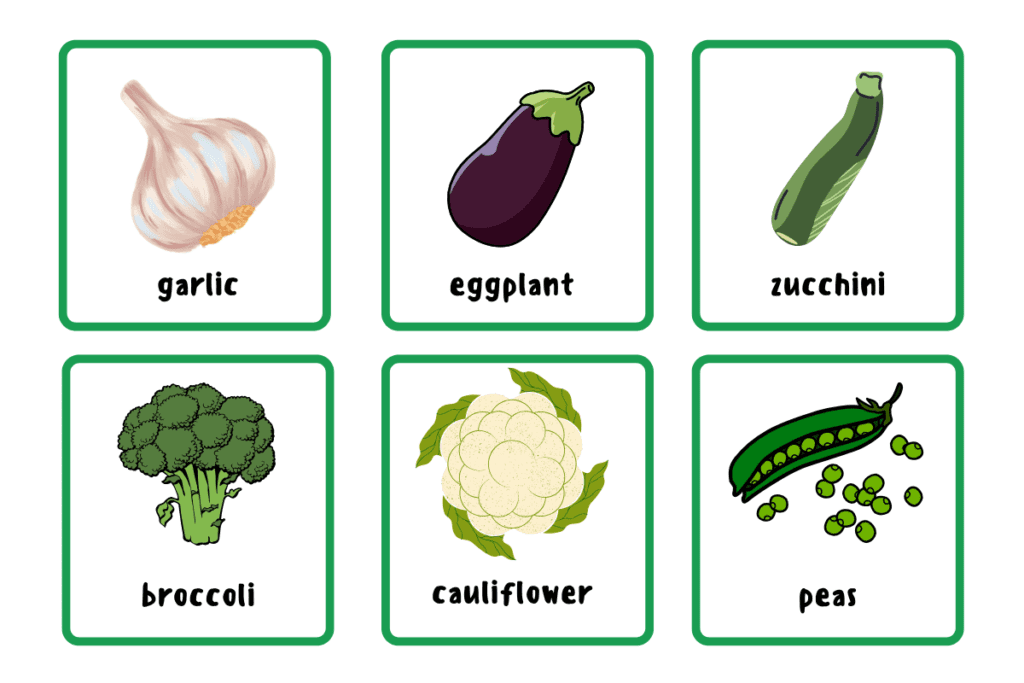 vegetables