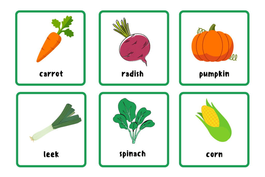 vegetables