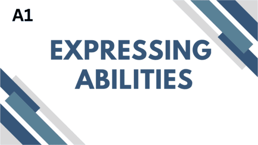 Expressing Abilities