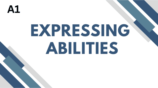 Expressing Abilities