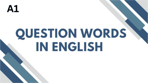 Question Words in English